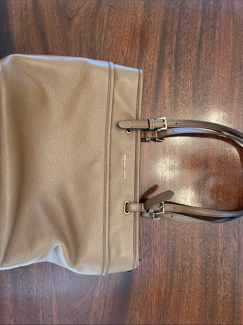 Michael Kors Winston Large Zip Top Pocket Tote Bag